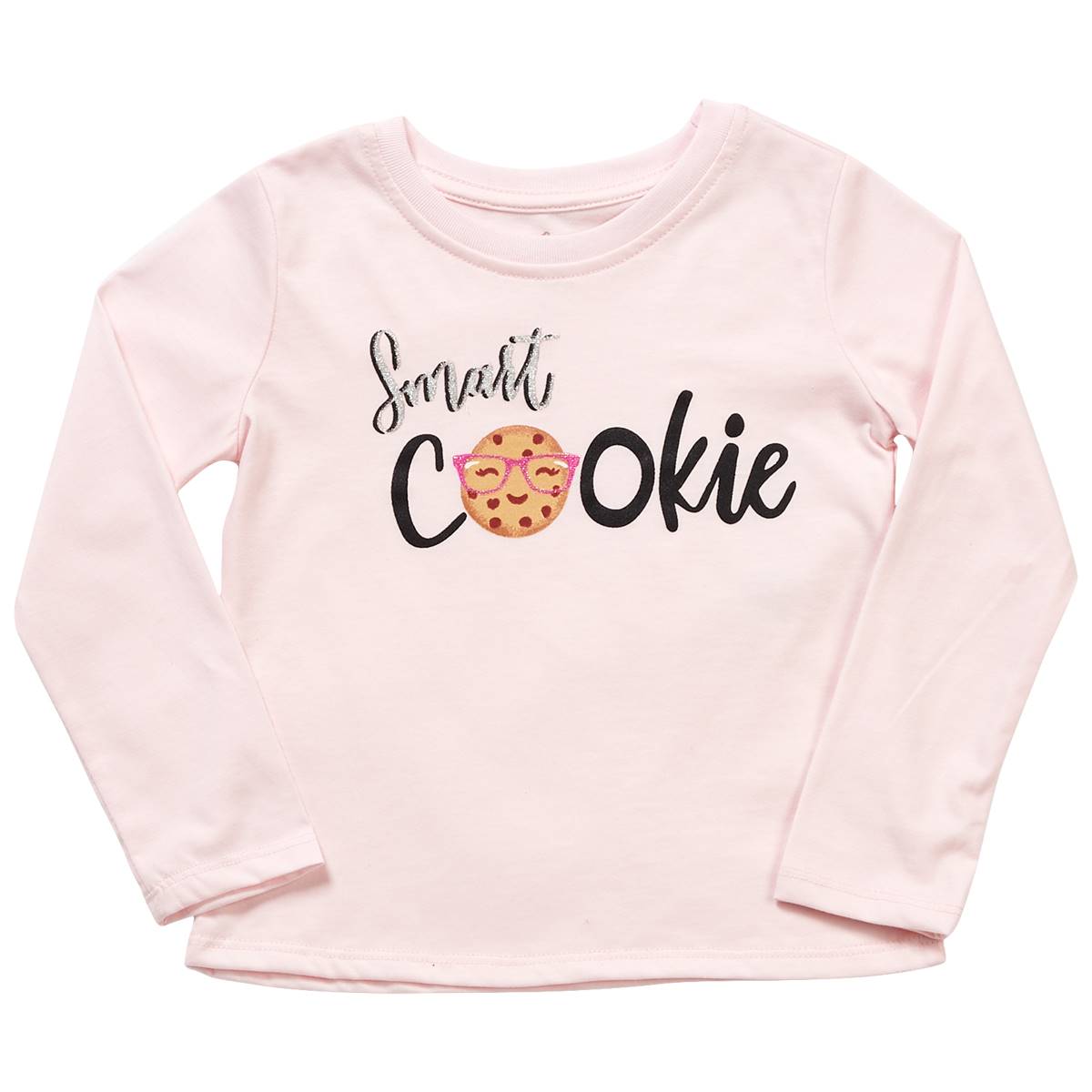 Girls (4-6x) Tales & Stories Long Sleeve Smart Cookie Screen Tee