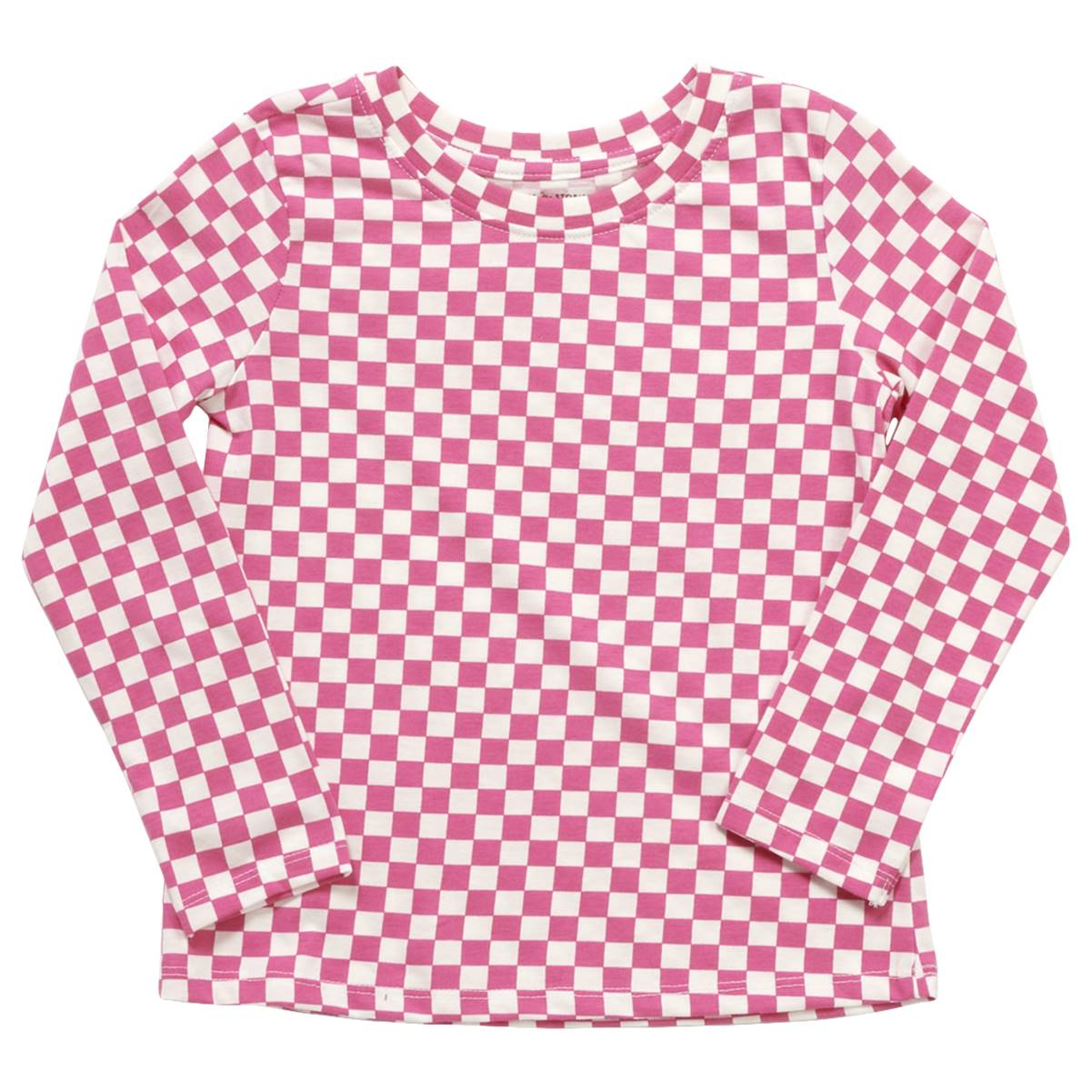 Girls (4-6x) Tales & Stories Reality Check Long Sleeve Tee - Pink