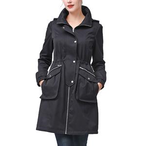 Womens BGSD Waterproof Hooded Pocketed Anorak Jacket