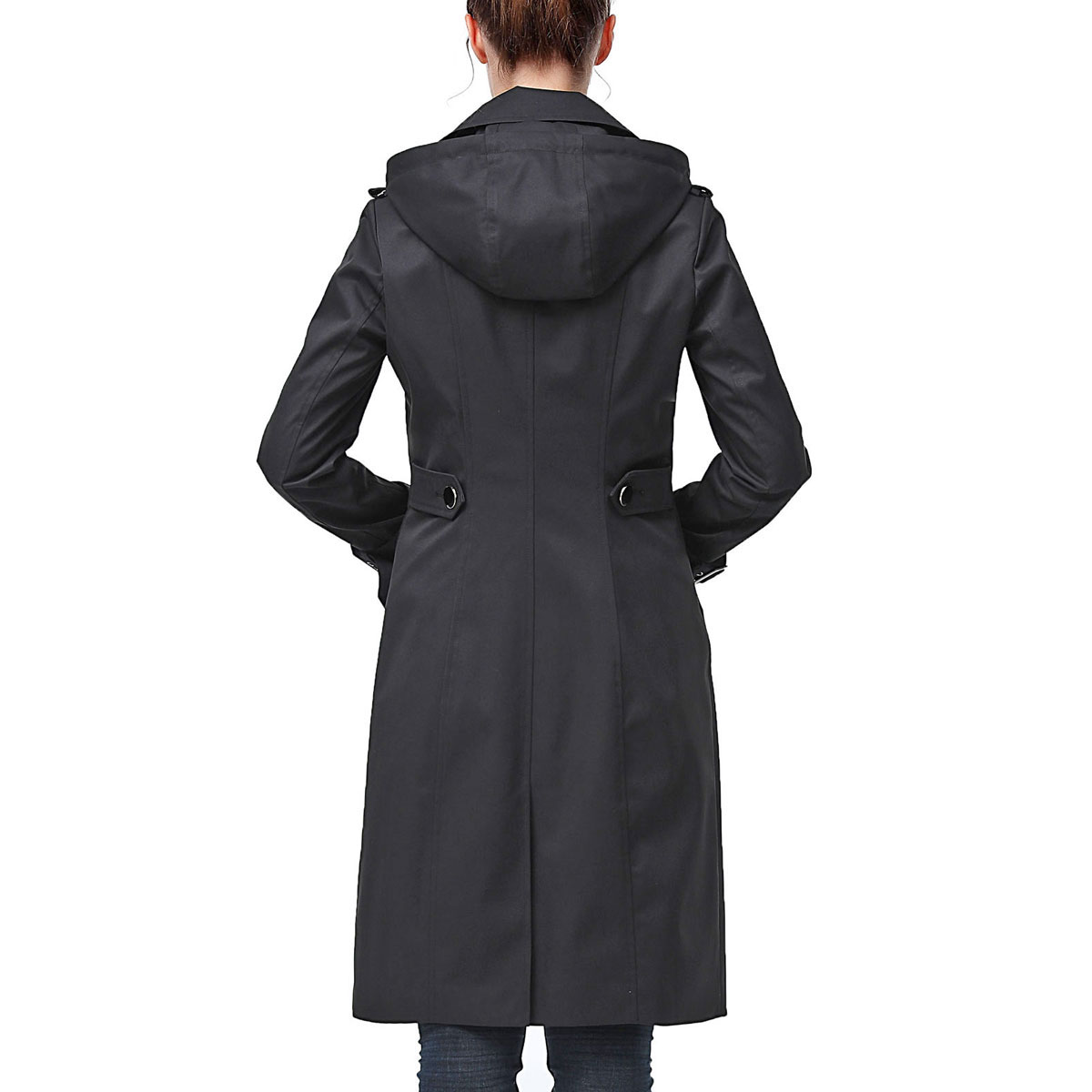 Womens BGSD Waterproof Double Breasted Trench Coat