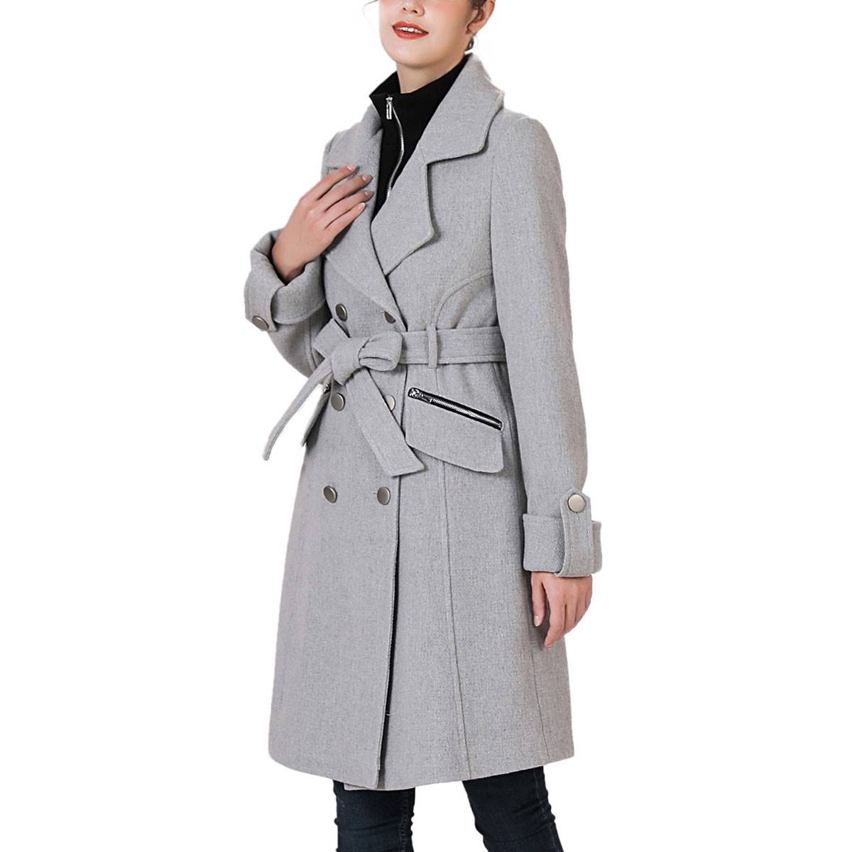 Womens BGSD Wool Belted Walker Coat