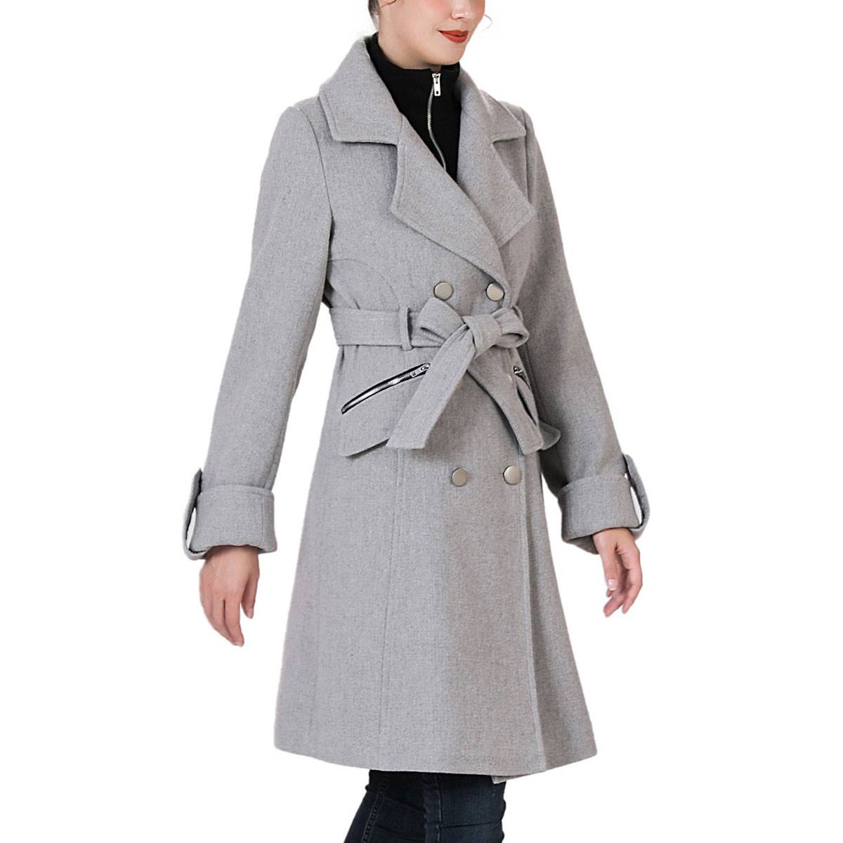 Womens BGSD Wool Belted Walker Coat