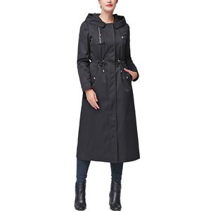 Womens BGSD Waterproof Hooded Zip-Out Lined Trench Coat