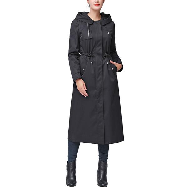 Womens BGSD Waterproof Hooded Zip-Out Lined Trench Coat