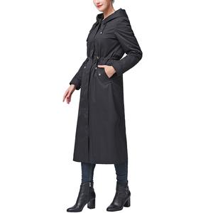 Womens BGSD Waterproof Hooded Zip-Out Lined Trench Coat alternate view