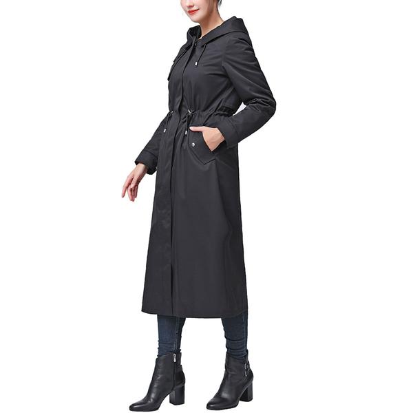 Womens BGSD Waterproof Hooded Zip-Out Lined Trench Coat alternate view