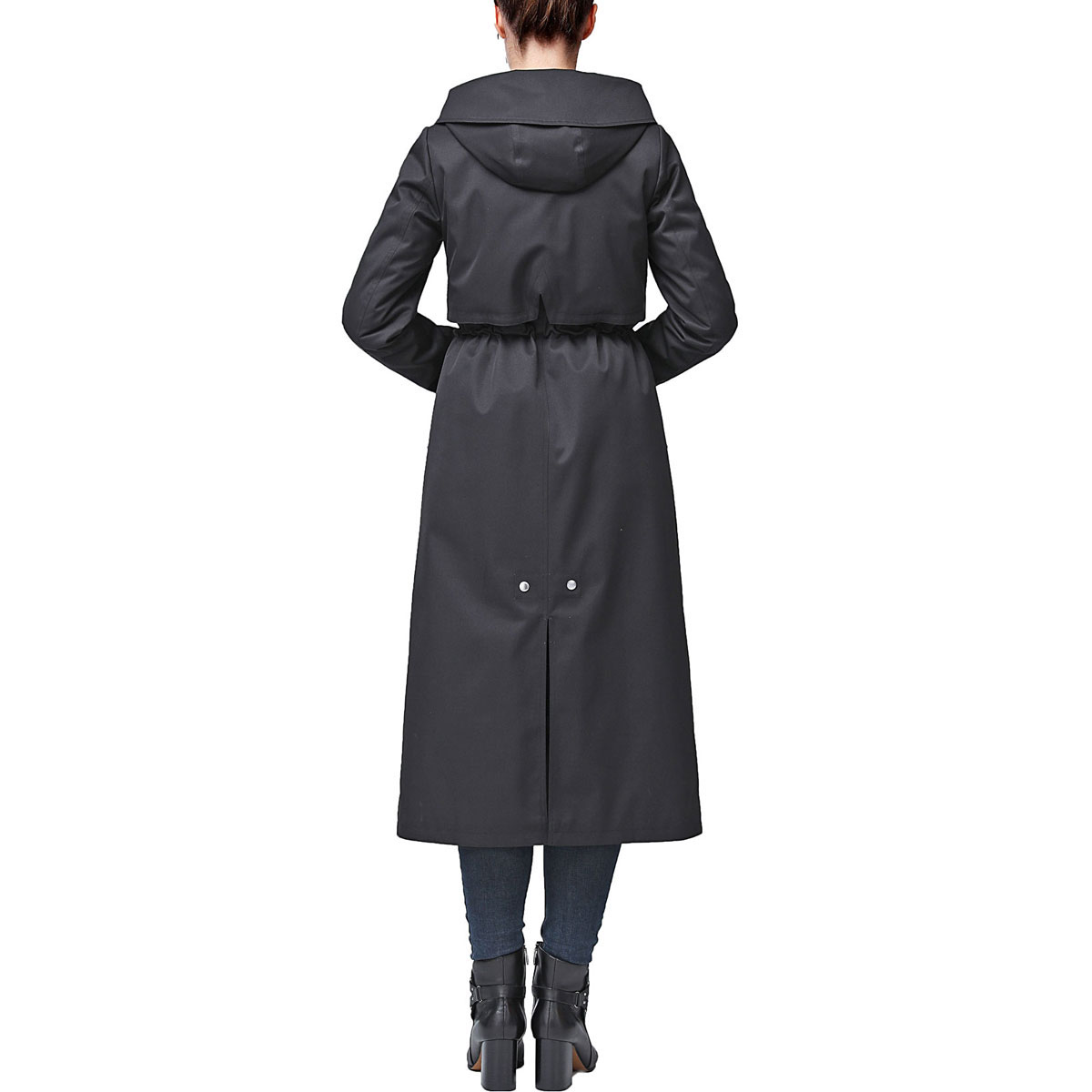 Womens BGSD Waterproof Hooded Zip-Out Lined Long Parka