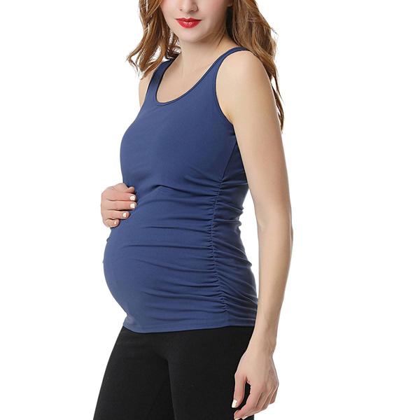 Womens Pokkori by Kimi & Kai Maternity Active Tank Top alternate view