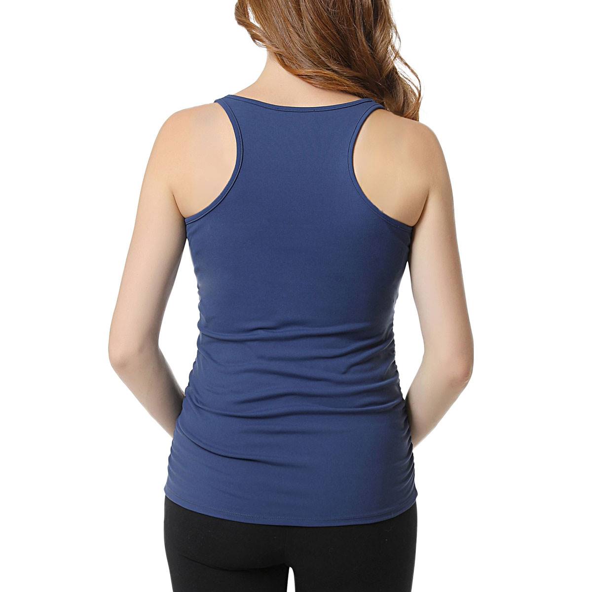 Womens Pokkori By Kimi & Kai Maternity Active Tank Top