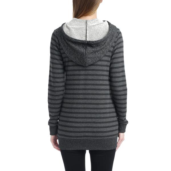 Womens Glow & Grow(R) Striped Maternity Hooded Sweatshirt alternate view