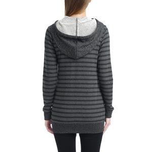 Womens Glow & Grow(R) Striped Maternity Hooded Sweatshirt alternate view