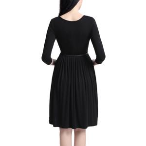 Womens Glow & Grow(R) Pleated Maternity Midi Dress alternate view