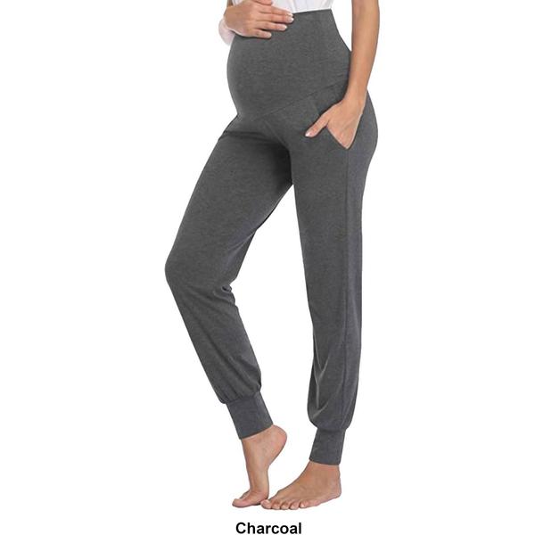 Womens Times Two Over The Belly Maternity Joggers alternate view