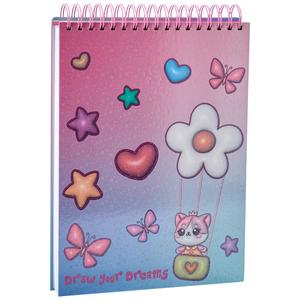 Girls Votum Kawaii Critters Sketchbook w/ Gel Pens & Stickers alternate view