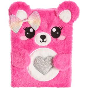 Girls Votum Pink Bear Fuzzy Sketchbook