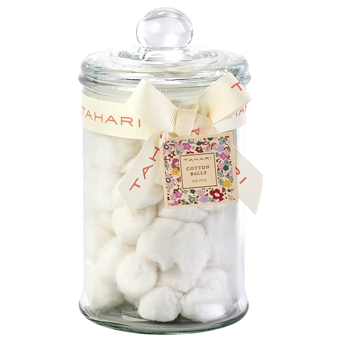 Tahari Cotton Ball Glass Holder