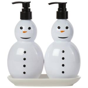 Simple Pleasures(R) Snow Frosting Hand Soap and Lotion Caddy Set