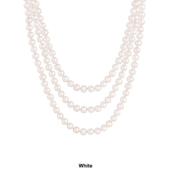 Splendid Pearls Endless 80 Freshwater Pearl Necklace alternate view