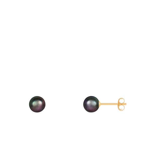 Splendid Pearls 14kt. Gold 5mm Round Pearl Stud Earrings