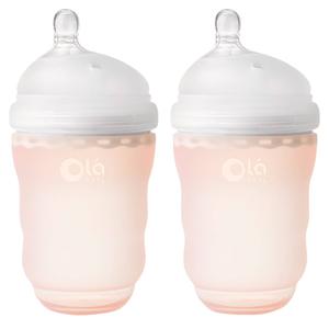 Olababy 2pk. 8oz. GentleBottle Bottles - Coral