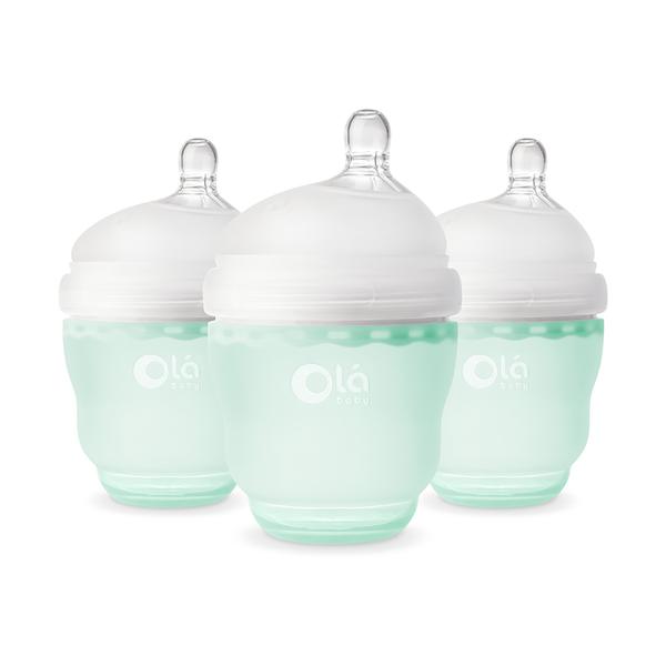 Olababy 3pk. 4oz. Bottle with Slow Flow Nipple - Mint