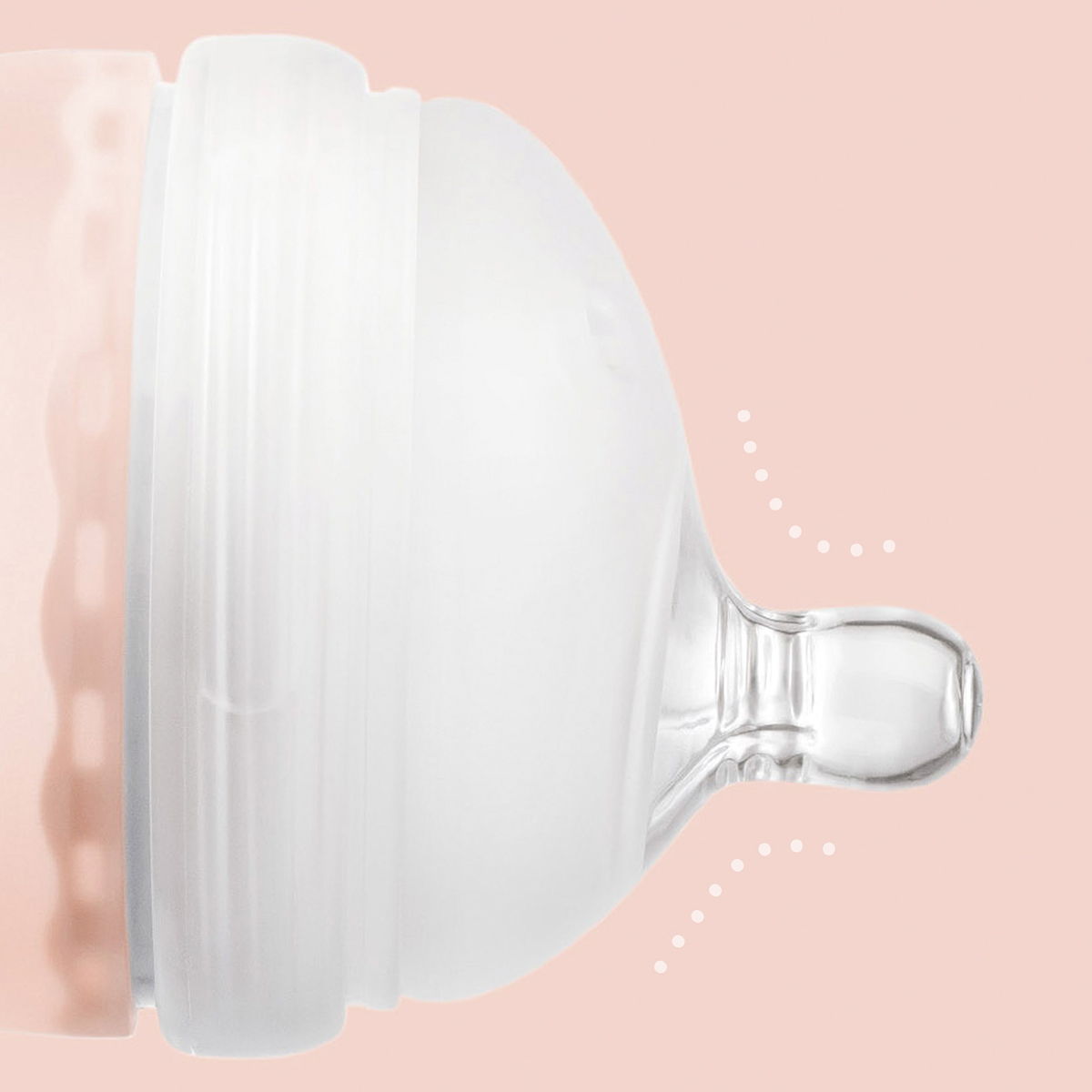Olababy 2pk. 8oz. Bottle With Slow Flow Nipple - Coral