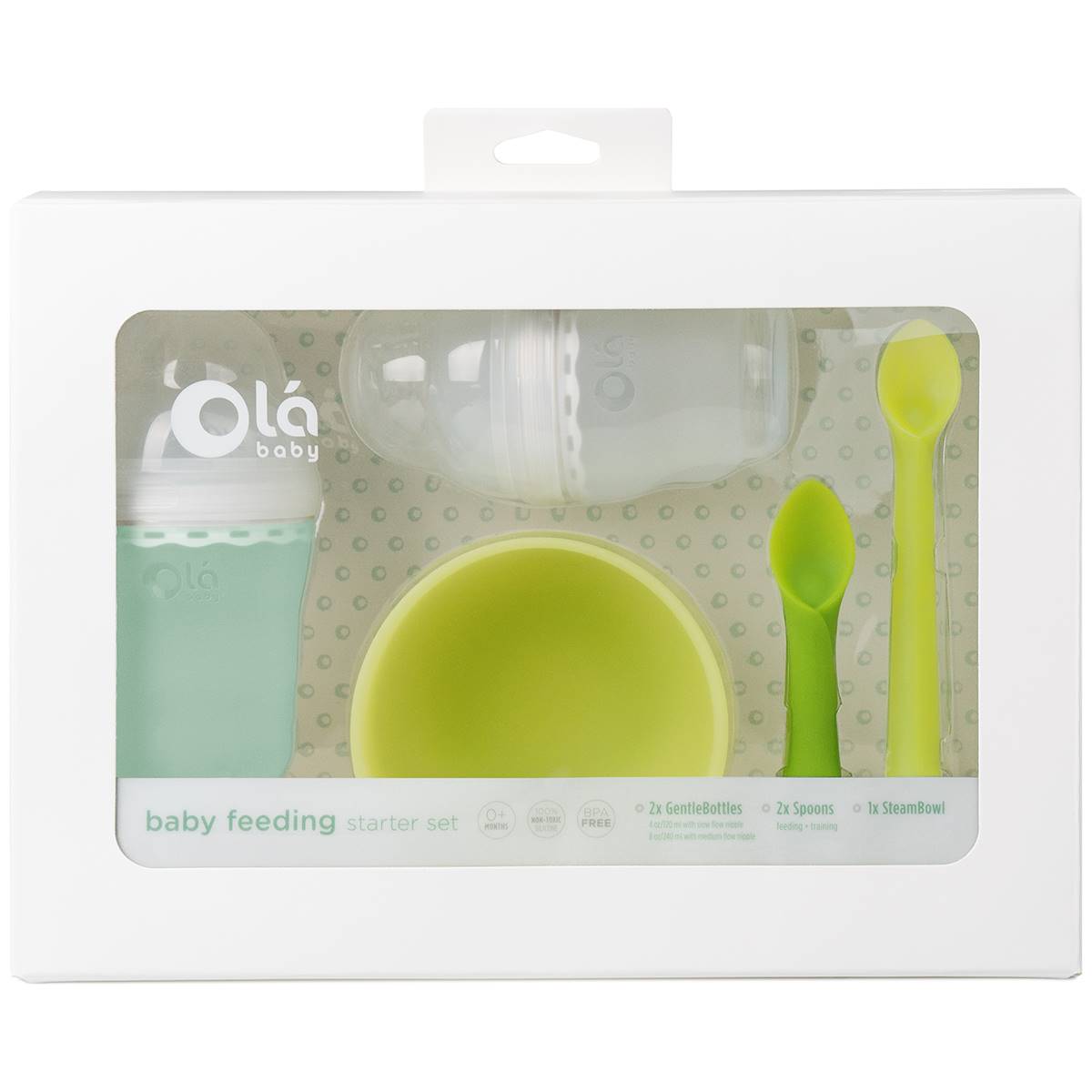 Olababy 5pc. Essential Feeding Gift Set - Mint