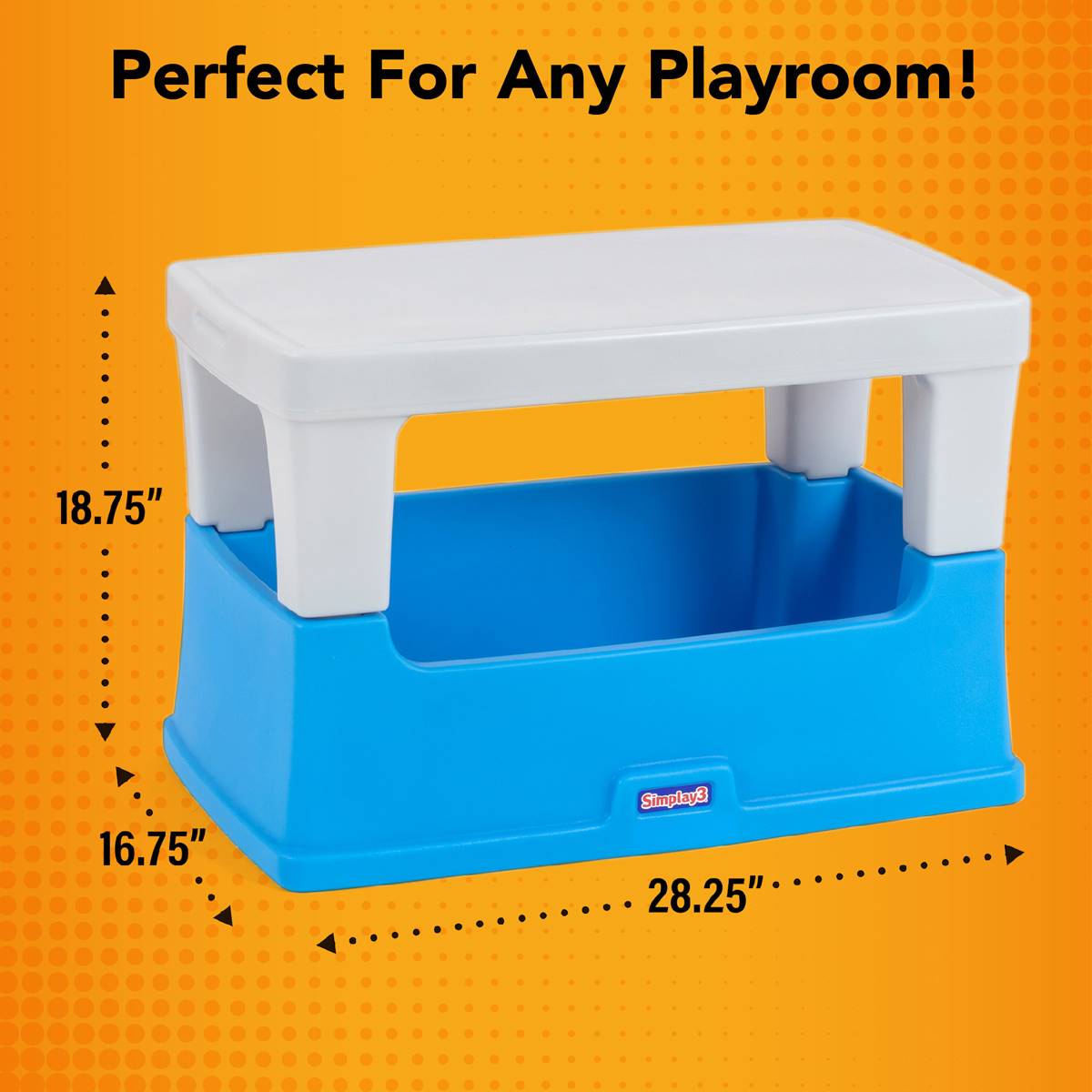 Simplay3 Play Around Toy Box Table