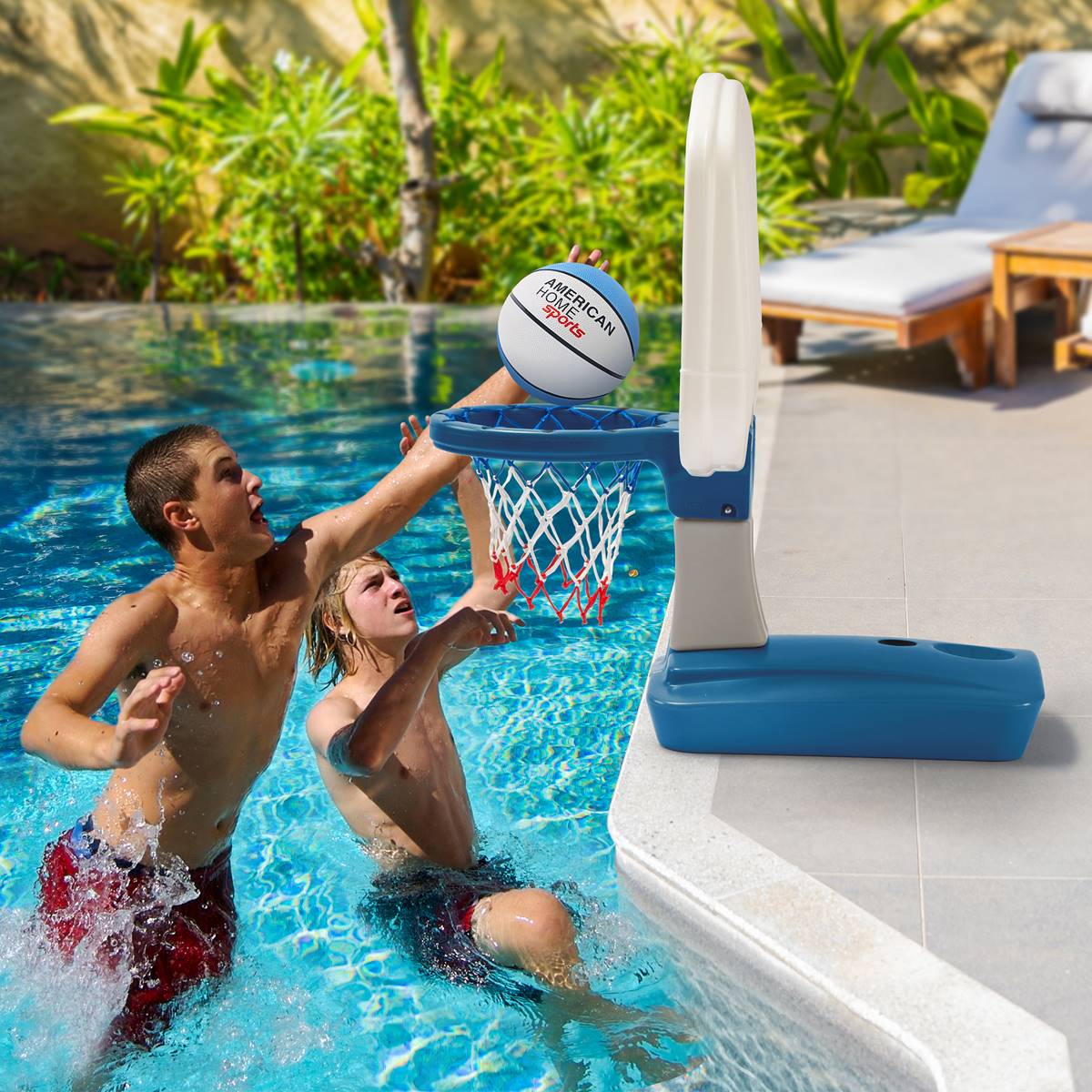 Simplay3 Pooltime Basketball Hoop