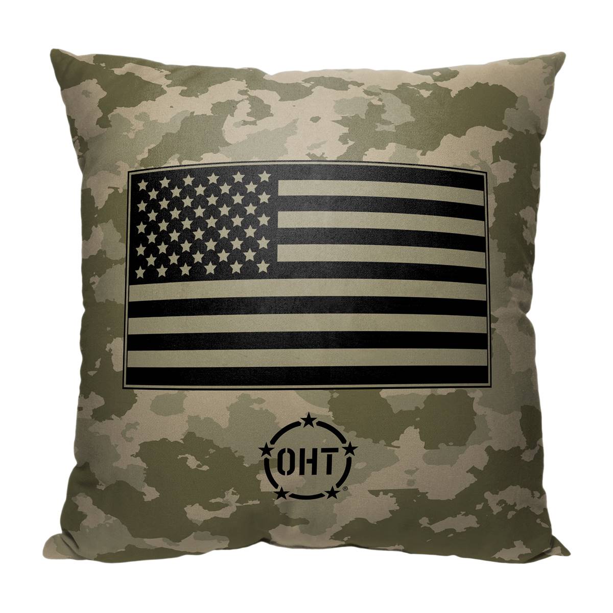 Northwest Operation Hat Trick Camo Throw Pillow - 18x18