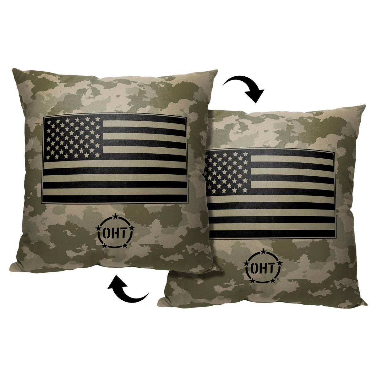 Northwest Operation Hat Trick Camo Throw Pillow - 18x18