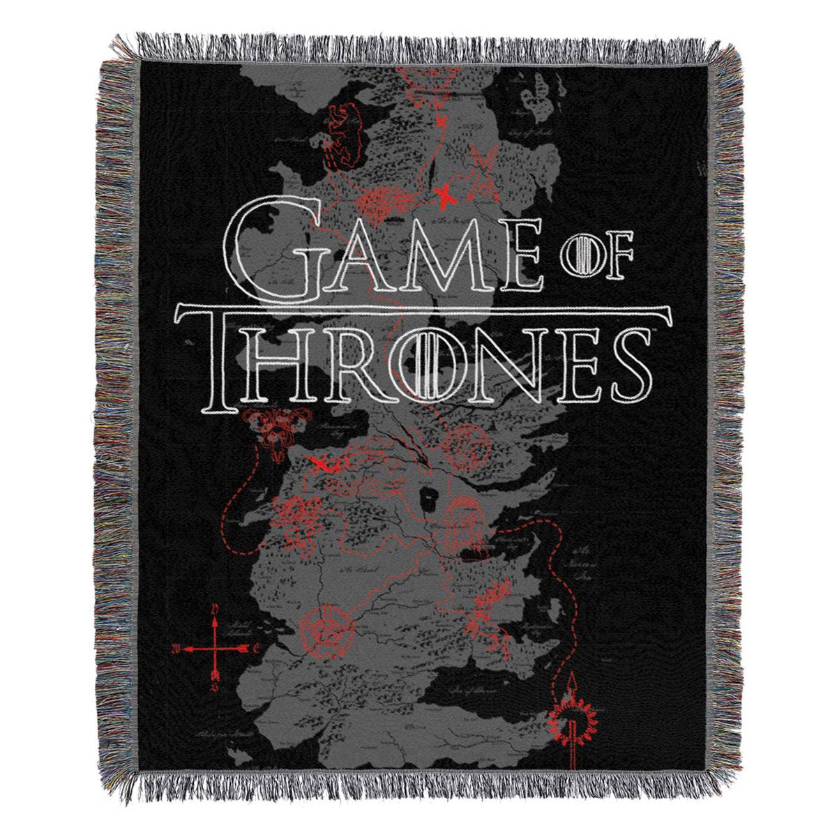 Northwest Game of Thrones Seven Kingdoms Woven Tapestry Throw