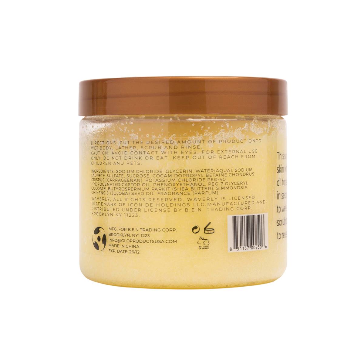 Waverly Lemon Foaming Body Scrub