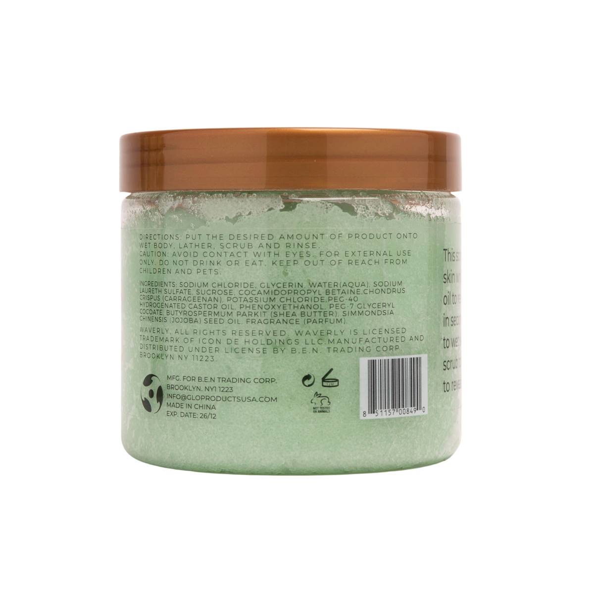 Waverly Eucalyptus Foaming Body Scrub