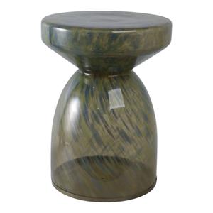 Sagebrook Home 20in. Aires Large Art Glass Accent Table