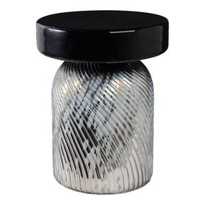 Sagebrook Home Salta Large Glass Art Accent Table