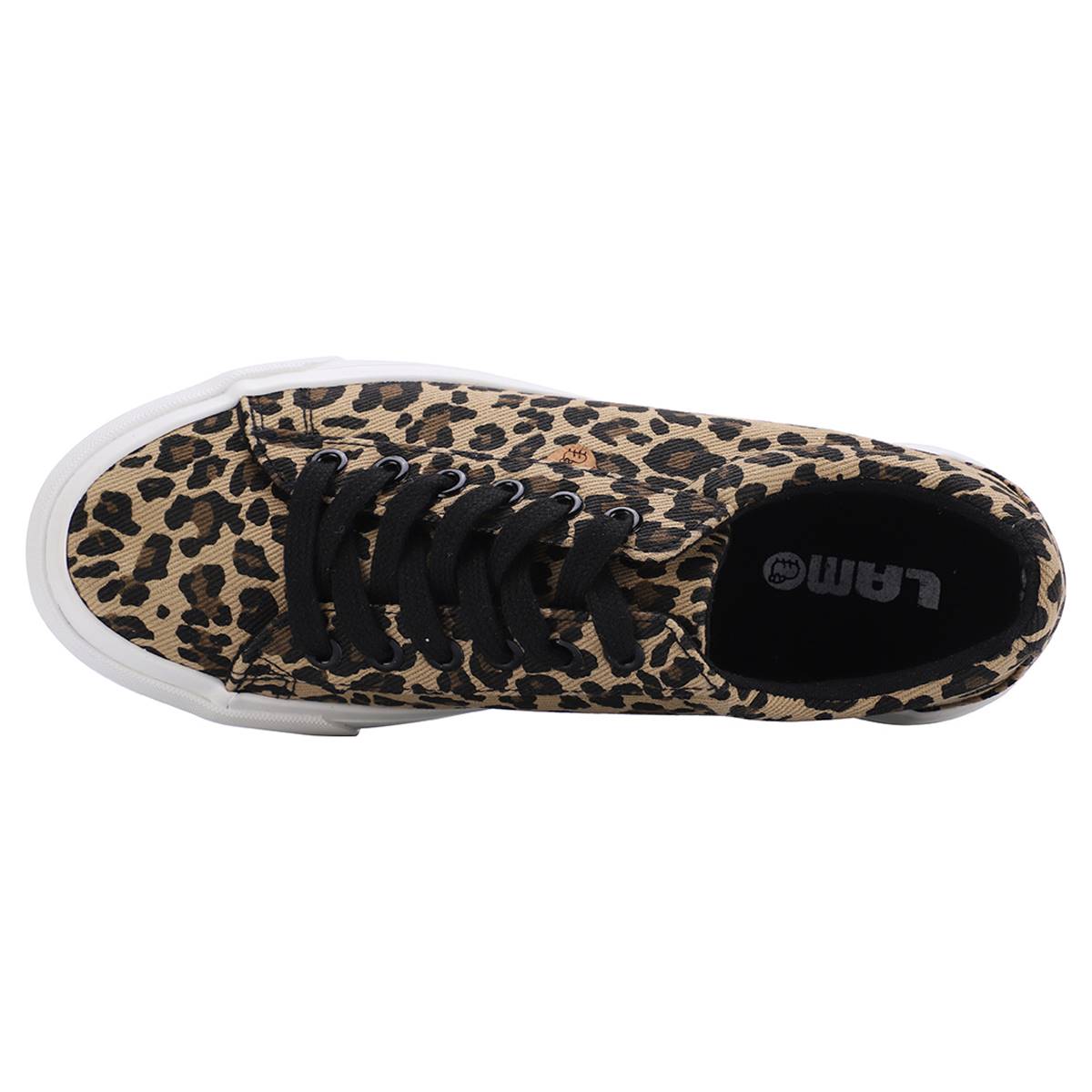 Womens LAMO Sheepskin Amelie Cheetah Fashion Sneakers