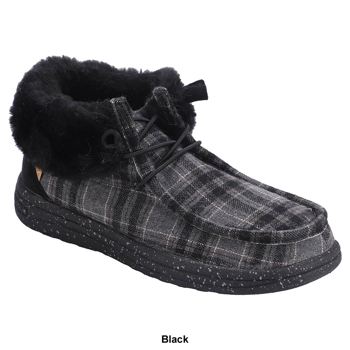 Womens LAMO Sheepskin Cassidy Plaid Ankle Boots