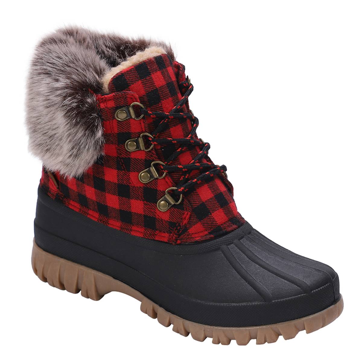 Lamo Womens LAMO Brielle Faux Fur Duck Boots Connecticut Post Mall