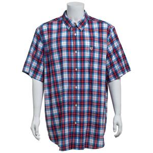 Mens Big & Tall Chaps Stretch Button Down Shirt - Red alternate view