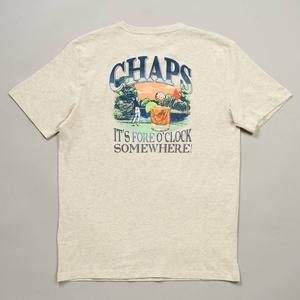 Mens Chaps Fore O' Clock Somewhere Short Sleeve Tee alternate view