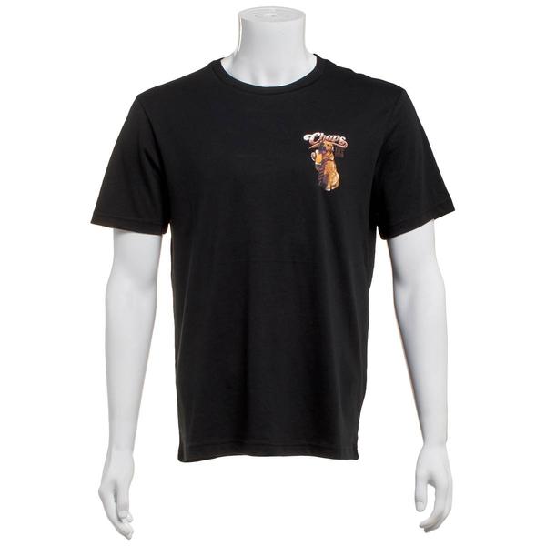 Mens Chaps Dog with Beer Short Sleeve Graphic Tee alternate view