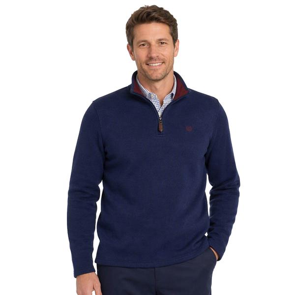 Mens Chaps Coastal Sweater Knit 1/4 Zip Long Sleeve Sweater