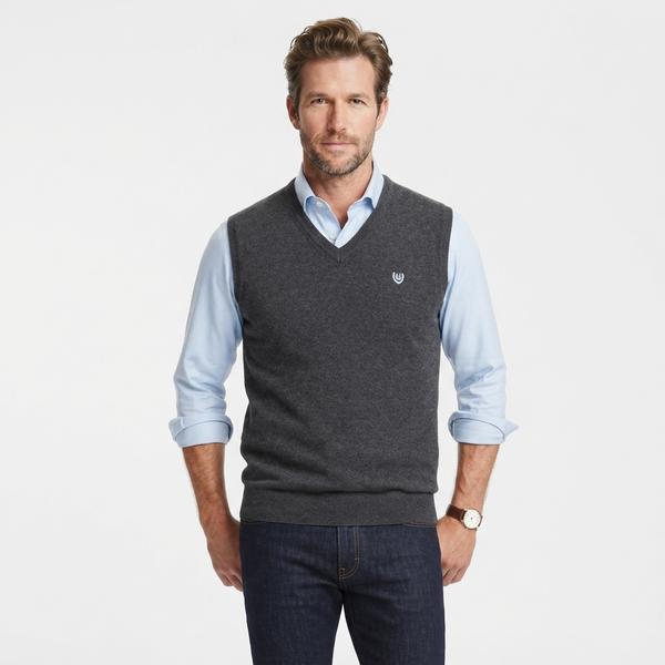 Mens Chaps Fine Gauge Sweater Vest alternate view