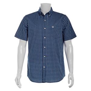 Mens Chaps Short Sleeve Stretch Button Down Shirt - Nantucket