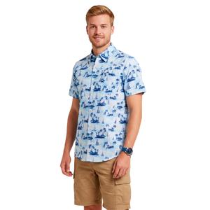 Mens Chaps Performance Button Down Shirt - Sail Away