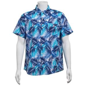 Mens Chaps Printed Performance Button Down Shirt - High Tide