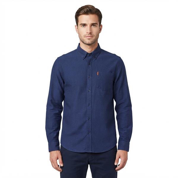 Mens Chaps Double Brushed Flannel Shirt