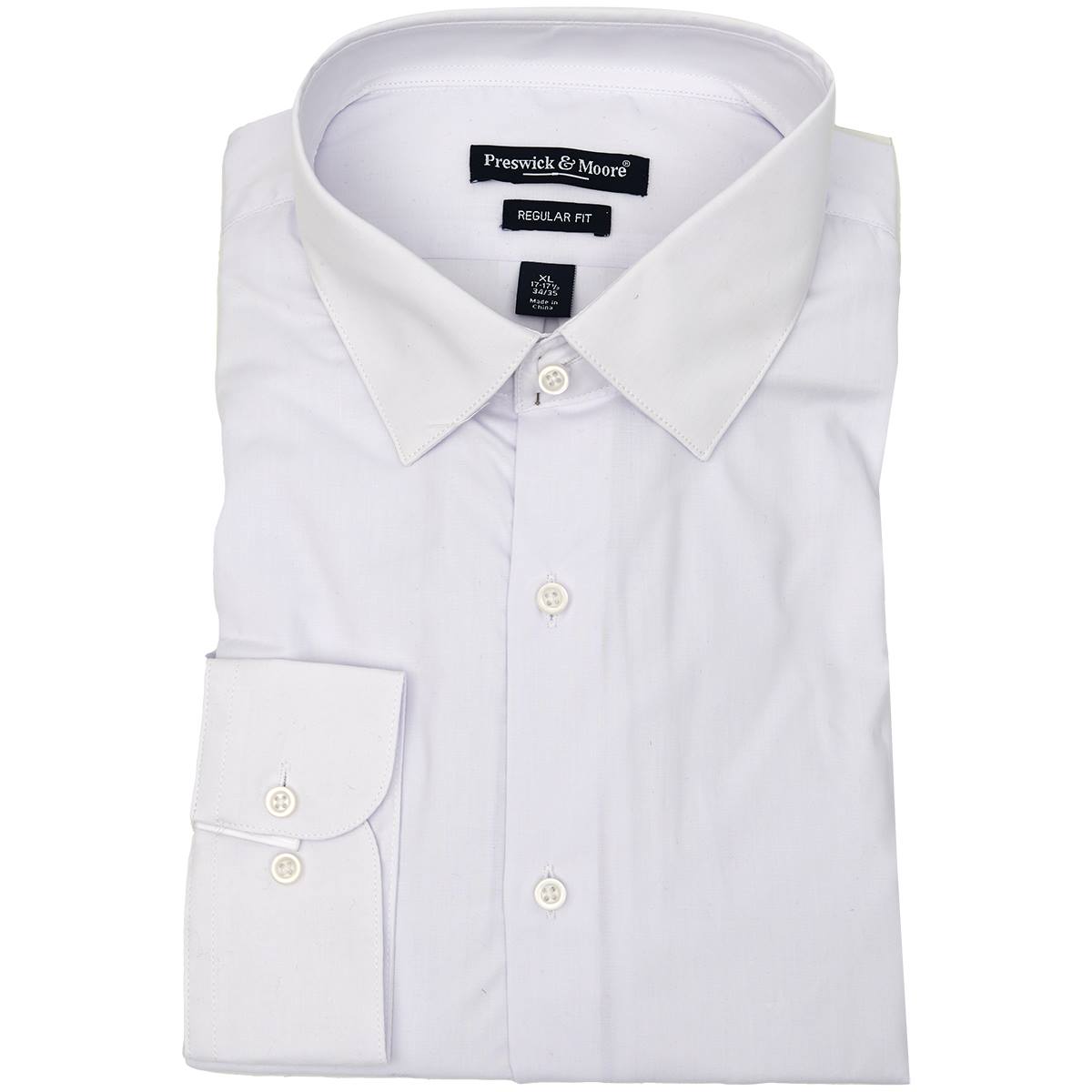 Mens Preswick & Moore Regular Fit Dress Shirt