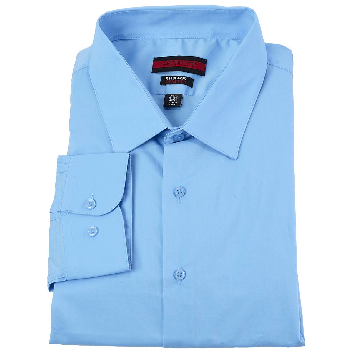 Mens Architect(R) Regular Fit Dress Shirt - Alaskan Blue